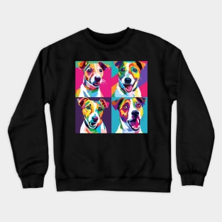 Jack Russell Terrier Pop Art - Dog Lover Gifts Crewneck Sweatshirt